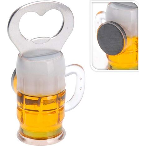 Descapsulador forma de jarra de cerveza con iman (1/2)