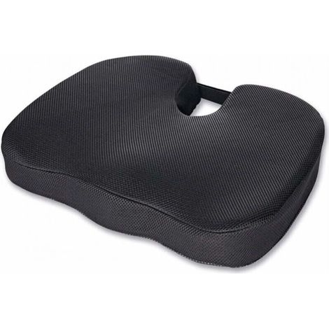 Coussin De Siège Ergonomique, Mémoire De Forme, Soulage Dos Et Coccyx, Coussin Orthopédique de Mousse de Mémoire Coussin de Siege pour Siège Bureau Voiture Fauteuil Roulant (1/4)