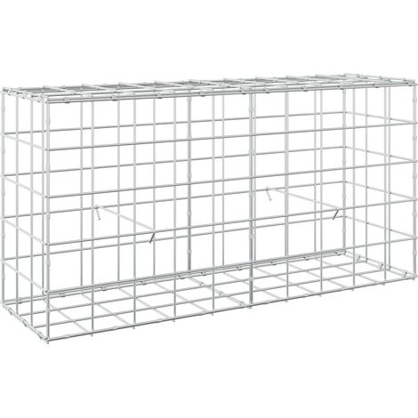 Gabion with 3.5 mm Wire and 10x10 cm Mesh 100x30x50 cm vidaXL