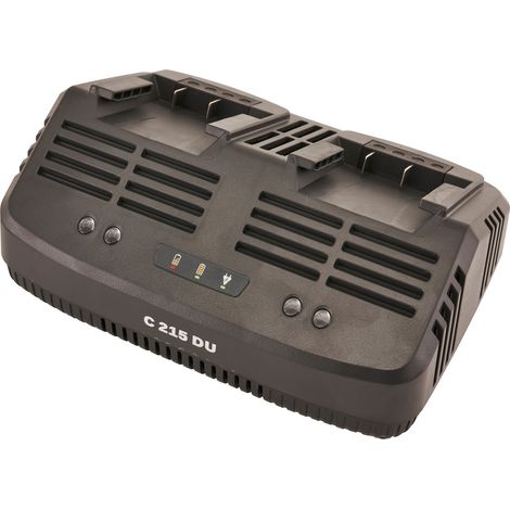 Caricabatterie doppio originale per batterie Stiga C 215 D