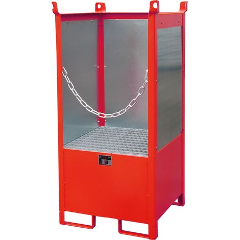 Bauer Fass-Stapelpalette FSP-1 G, lackiert, Feuerrot