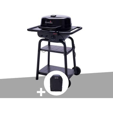 Barbecue hybride charbon et électrique Patio Bistro Pro 240 sur chariot + Housse - Char-Broil (1/5)
