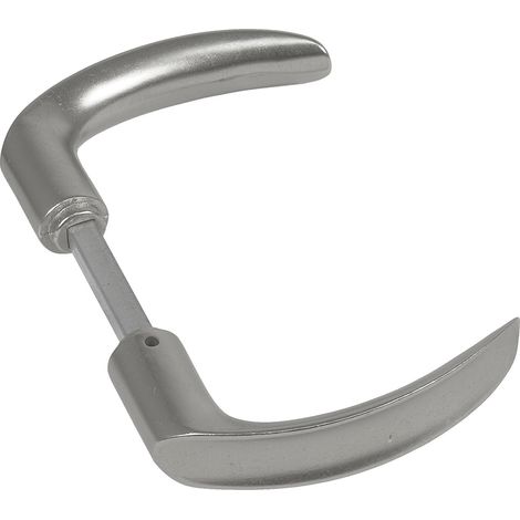 Manilla de aluminio 960 - 100x20 mm - Plata