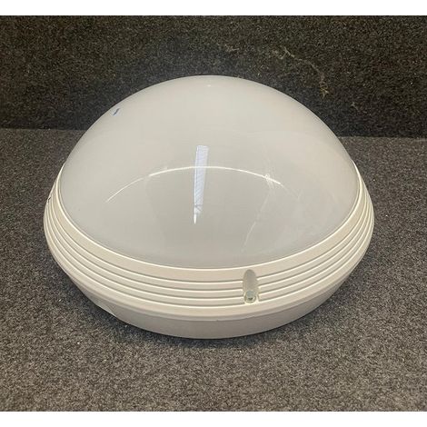 Hublot extérieur LED 38W Ø 320mm blanc 4000K 2400lm 230V dimmable DALI antivandale Ik10 IP65 H.P SARLAM 452572 (1/4)