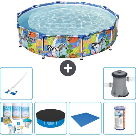 Bestway Bestway Steel Pro Ronde - Jungle - 305x66 cm - 7-pièces  S21636 (1/5)