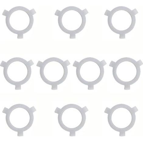 6x5 Ensemble de 10 Anneaux de Réduction pour Abat-Jour. Accessoires Innovants pour Luminaires. E27 à E26 (1/5)