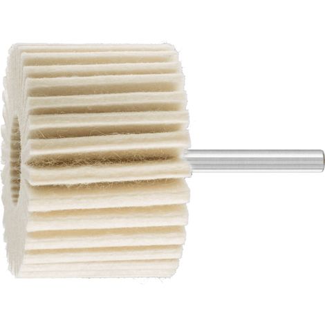 PFERD TOOLS harte Filzlamellenstifte FLS Ø 60x40mm Schaft-Ø 6 mm für universelle Polierarbeiten 5 Stk