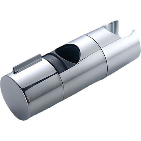 Support Pommeau Douche - Barre Coulissante 19-25 mm - Rotation 45° - Sans Perçage - 1 Pièce (1/5)