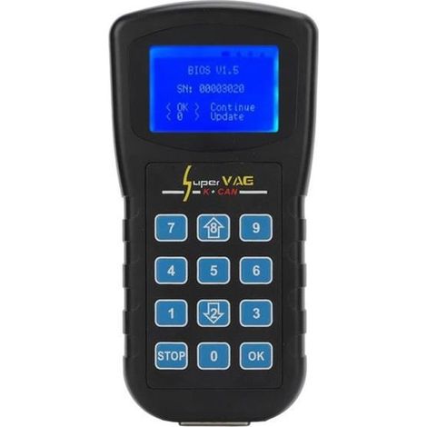 Akozon Lecteur de correction de kilométrage Lecteur de Code PIN de Diagnostic K + CAN V4.8 Correction de Kilométrage Remplacement