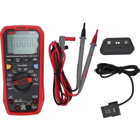 Multimètre numérique UT61E+ 1000V auto gamme TRMS testeur électrique professionnel mesureur tension courant résistance outil électricien (1/5)