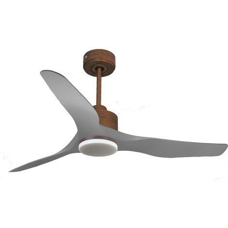 Modulo de KlassFan - Super déstratificateur d'air,avec Lumière Chrom et noir idéal pour 70 à 90 m² KLDC3P2bkL1ch (1/5)