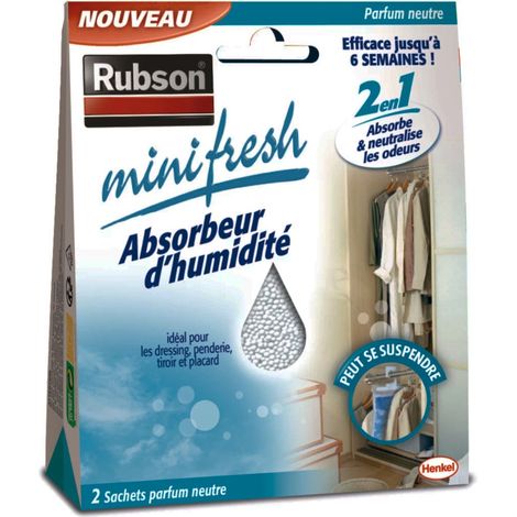Absorbente de humedad Rubson minifresh gancho integrado fórmula segura