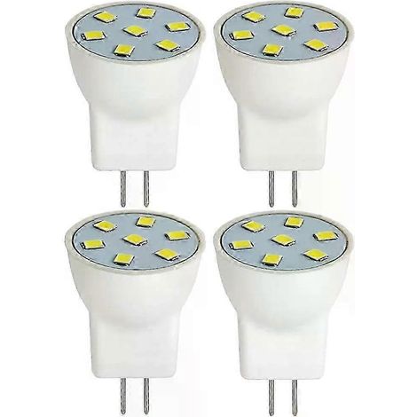 ampoules LED MR8 2W 12V GU40 à deux broches, blanc chaud 2700K-3000K, pour éclairage extérieur basse tension d'arbres et de jardins. (1/5)
