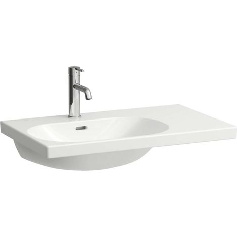 LAUFEN LUA lavabo, 1 agujero para grifo, con rebosadero, (1/4)