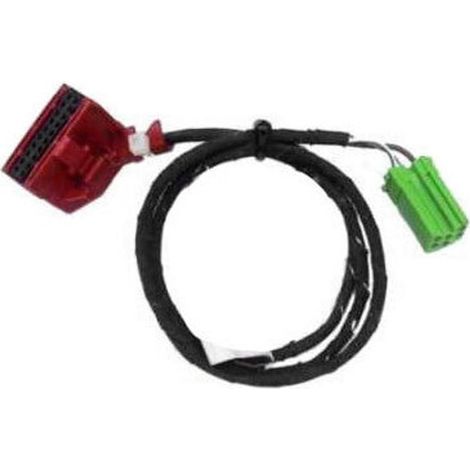 Adaptateur de faisceau de câblage Kufatec d'origine pour compteur de vitesse MFA FIS pour autoradio VW MFD / MCD / Gamma