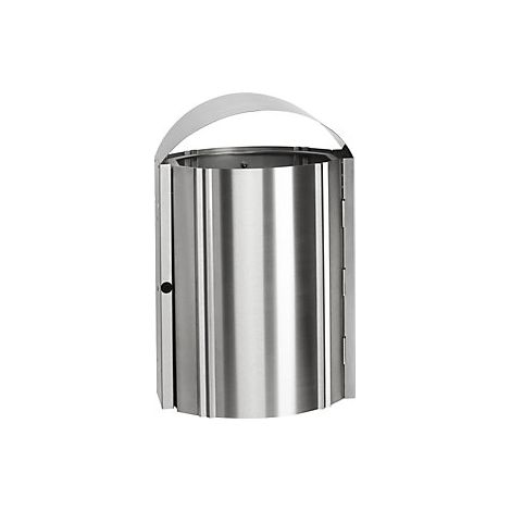 VAR  Contenitore per rifiuti in acciaio inox  da esterno  (1/2)