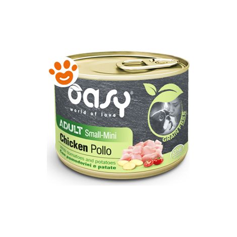 Oasy Dog Grain Free Adult Small-Mini Pollo - Oasy Dog Grain Free Adult Small-Mini Pollo - Lattina Da 200 Gr
