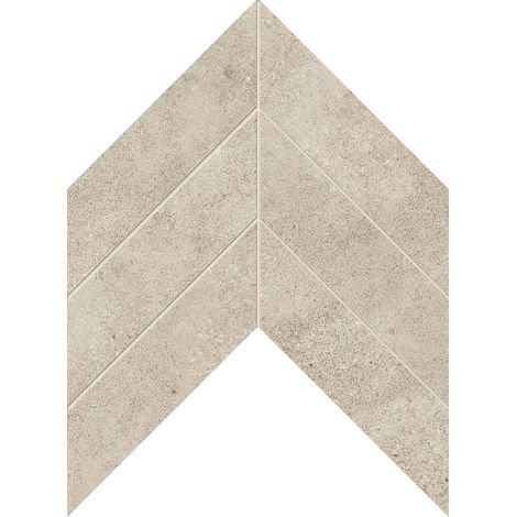 Mosaïque effet Pierre Calcaire Gris Brume Chevron Pointe de Hongrie 35,6x30,5x0,9 cm Mat Rocalta - Sol et mur intérieur (vendu par carton de 0,43432 m²) - RO'MA CARRELAGE