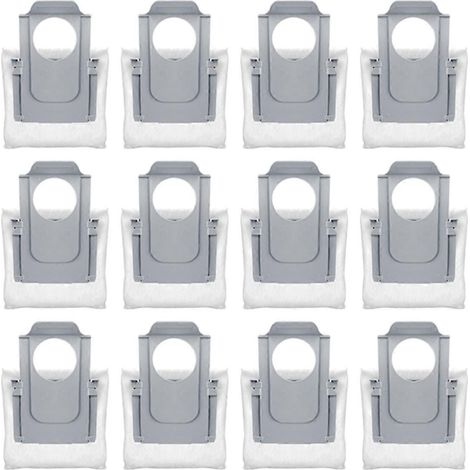 Lot de 12 sacs à poussière pour robot Roborock Q Revo MaxV / Roborock P10 Pro (1/5)