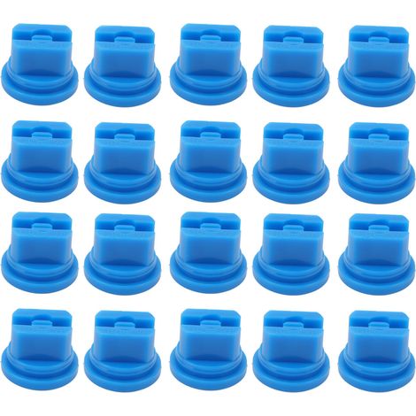 20 Pièces Buse à Jet Plat Agricole 110 Degrés, Distribution Uniforme, Diamètre d'Orifice 0.1‑1.0mm pour Pulvérisation Atomisée (1/5)