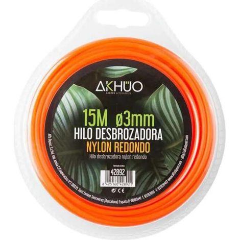 Filo decespugliatore Akhuo Nylon 3.0mm 15m verde