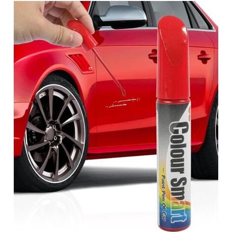 (Rouge, 1 unité) Stylo correcteur de rayures pour peinture, stylo retouche peinture, stylo retouche voiture, stylo correcteur de rayures pour carrosserie de voiture, moto et vélo (1/4)