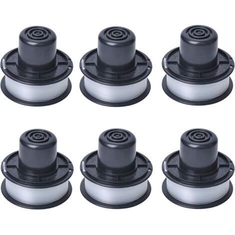 A6226 Spool with 6 m line, compatible with Auftipp GL250 / GL310 / GL360 / GL360SB automatic lawn trimmers, pack of 6--DTEKGAZ