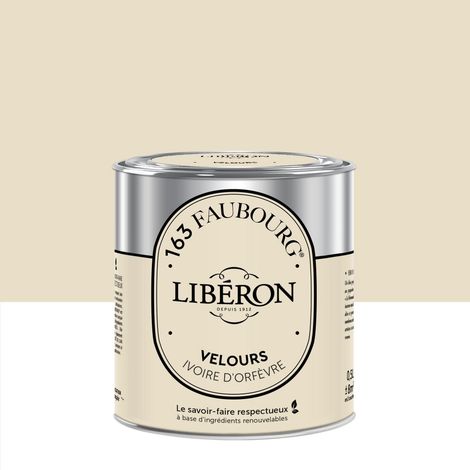 LIBERON Peinture ivoire d'orfèvre multisupport 163 faubourg LIBÉRON velours 0.5 l