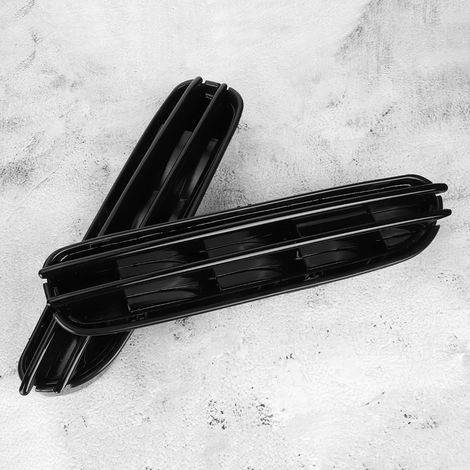 2 grilles d'aération latérales noires brillantes de remplacement pour BMW E60 E61 M5 2006-2010 (1/5)