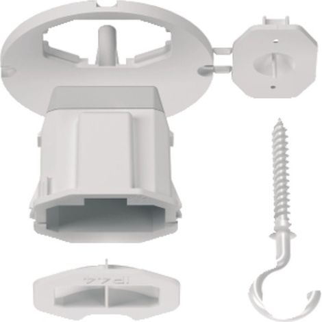 Schneider Electric – Couvercle DCL affleurant blanc pour boite d'encastrement 67mm – Support pour interrupteur et prise – Utilisation pour transformation de boîtes
