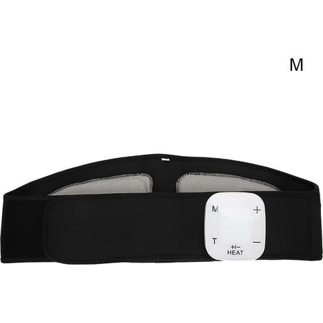 Ceinture de thérapie par chauffage infrarouge lointain, masseur lombaire réglable pour soulager la douleur (Ceinture de l'appareil principal) (M) (1/5)