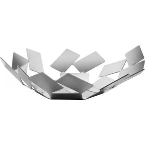 Alessi La Stanza dello Scirocco MT01 Designer-Obstkorb aus poliertem Edelstahl 18/10