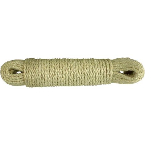 Corda sisal naturale diametro 5 mm metri 30 - masidef (1/2)