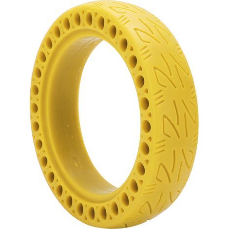 Pneu anti-crevaison léger 8.5x2.125 pour Ninebot 9 Nano et vélo d'équilibre, couleur jaune (1/5)