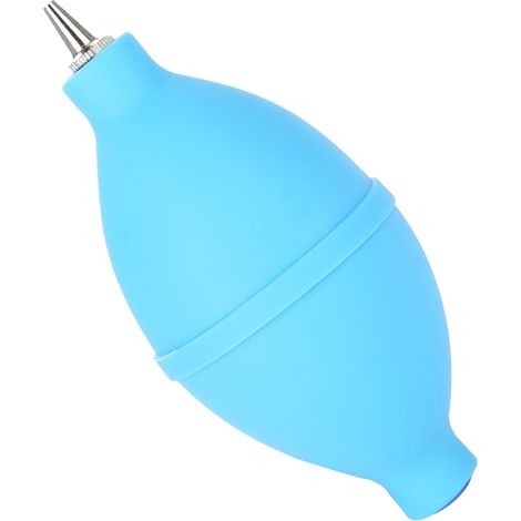 Souffleur d'air en caoutchouc pour le nettoyage des filtres et objectifs d'appareils photo numériques et des montres (bleu) (1/5)