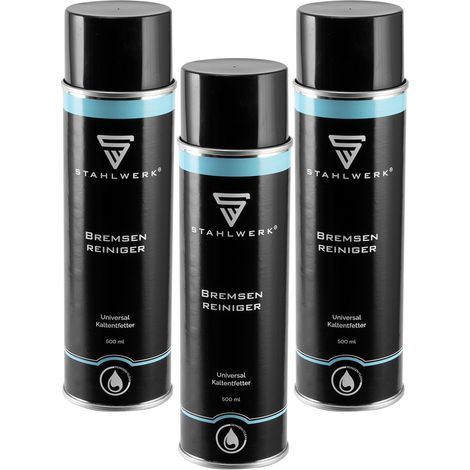 STAHLWERK 3 x detergente per freni e sgrassatore a freddo per la pulizia 500 ml