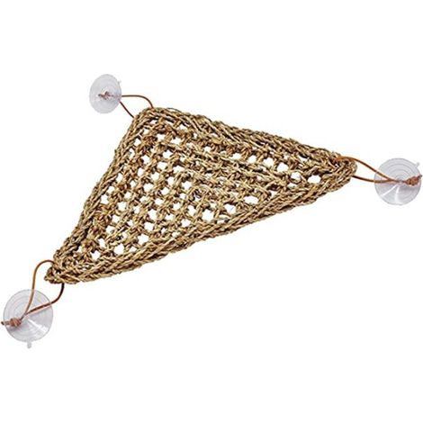 1 pièce Hamac pour reptiles pour dragon barbu, lézard, hamac pour geckos, hamac pour reptiles en maille respirante, adapté pour geckos, serpents, caméléons, dragon barbu, modèle triangle, 323242 cm (1/5)
