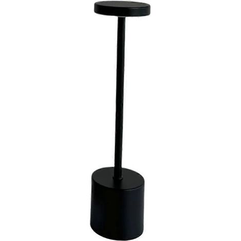 Lampe de table LED rechargeable USB-C avec interrupteur tactile, veilleuse portable 3 couleurs, idéale pour les clubs, bars et chambres. (1/5)