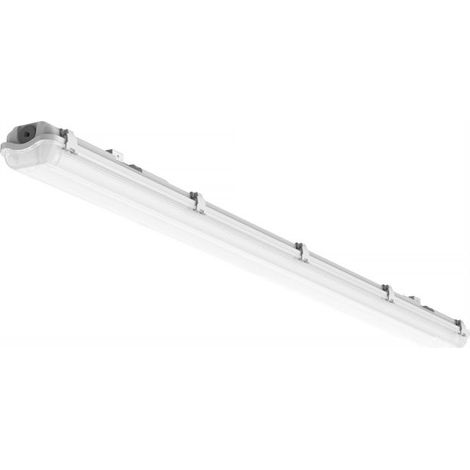 Luminaire linéaire - PNI - D-Light 3602 - 2x Tube LED T8 - Blanc - 1276x91x56 mm