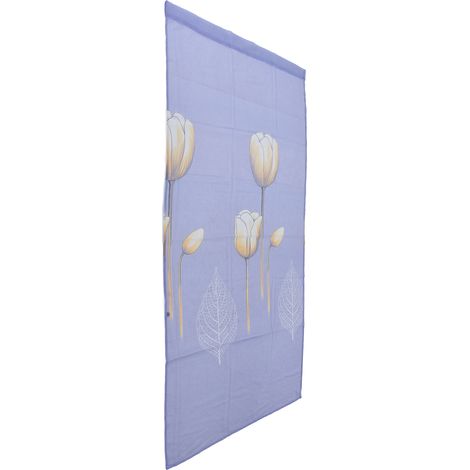 Rideaux transparents de style INS à motifs floraux qui filtrent la lumière – pour salons et chambres (1/5)