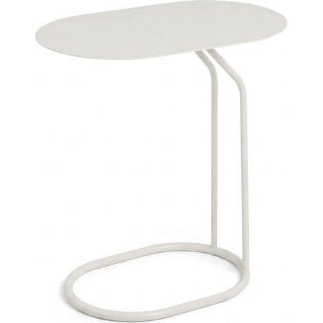 Tavolino da Salotto in Metallo Moderno Tavolo d'Appoggio Design 45x28x49cm GREIGE (1/5)