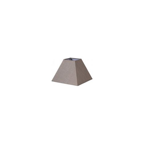 Piramide Paralume Tenorio Pinza Lino Grigio 12dx7dx10h