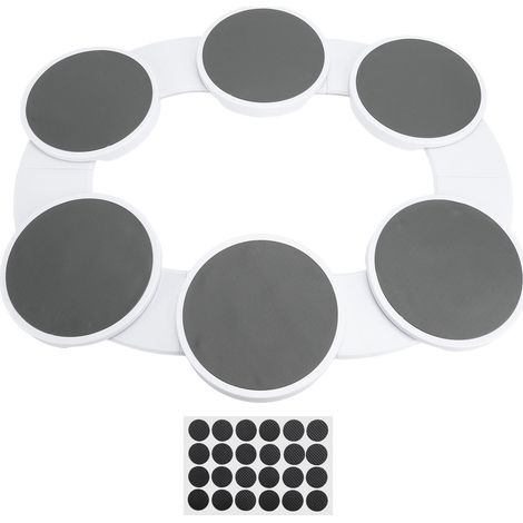 Plateaux alimentaires rotatifs avec pistes, plateau à repas Portable, organisateur de plateau tournant pour Table à manger, fête de rassemblement (1/5)