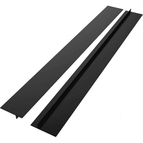 Cache-Joint Cuisine - En Silicone Alimentaire - Forme En T - Pour Fente Entre Plaque De Cuisinière Et Plan De Travail - 2 Pièces (1/5)