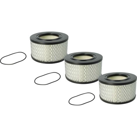 vhbw set da 3x filtro sostituisce Nilfisk 107413555 per aspirapolvere - Filtro HEPA anallergico