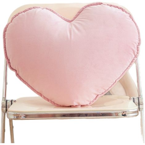 Housse de coussin cœur similicuir rose, collection mariage, 40×50cm, décoration salon et chambre (1/5)