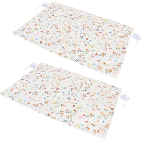2PCSCar Rideau Pare-Soleil pour Fenêtre Latérale - Rideaux de Voiture Mignons avec Ventouses - PerfectSun & PrivacyKids and Family (1) (1/5)