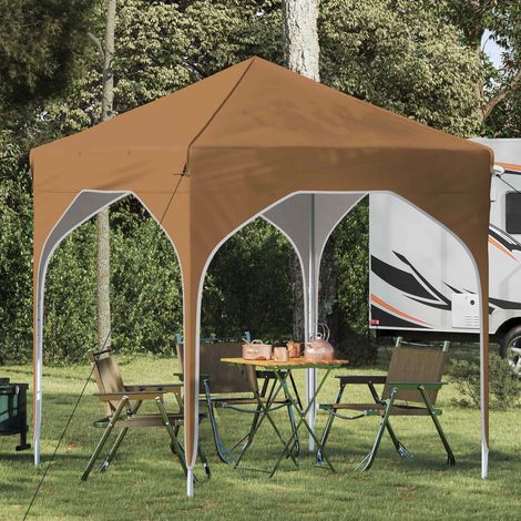 Teenpull – Pop-up Partyzelt 194 x 194 x 245 cm Beige (1/5)