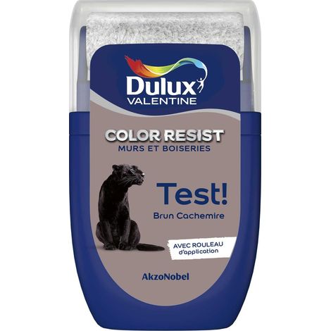 Testeur couleur Brun Cachemire 30 mL - Peinture Color Resist - Dulux Valentine