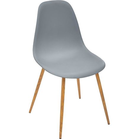 Sedia da sala da pranzo grigia collezione 'taho' 47x53x85cm - Atmosphera (1/2)